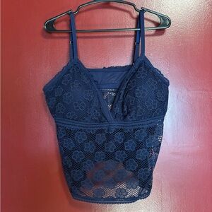 Aerie Baby Doll Top Women Size XXL Sheer Whimsygoth Y2K Coquette Fairy Romantic‎